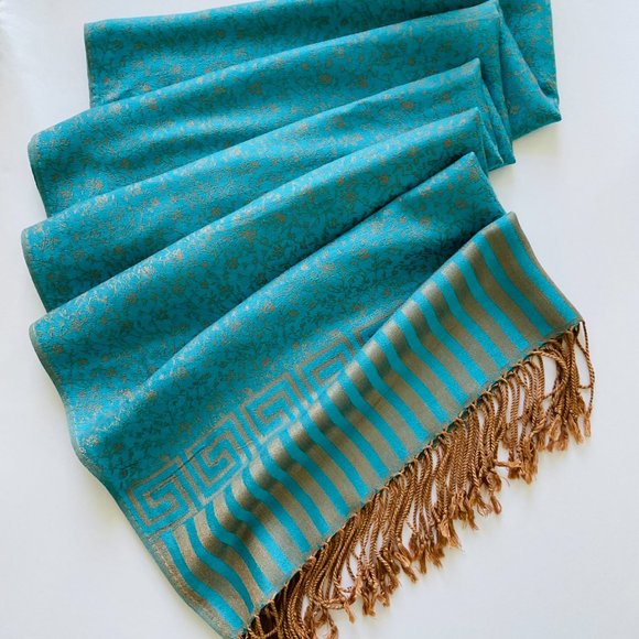 PASHMINA Scarf/Wrap 100% Pashmina EUC - Picture 2 of 7